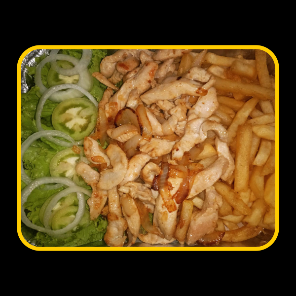 Petisco de Filé de Frango Grelhado com Fritas 2 Pessoas